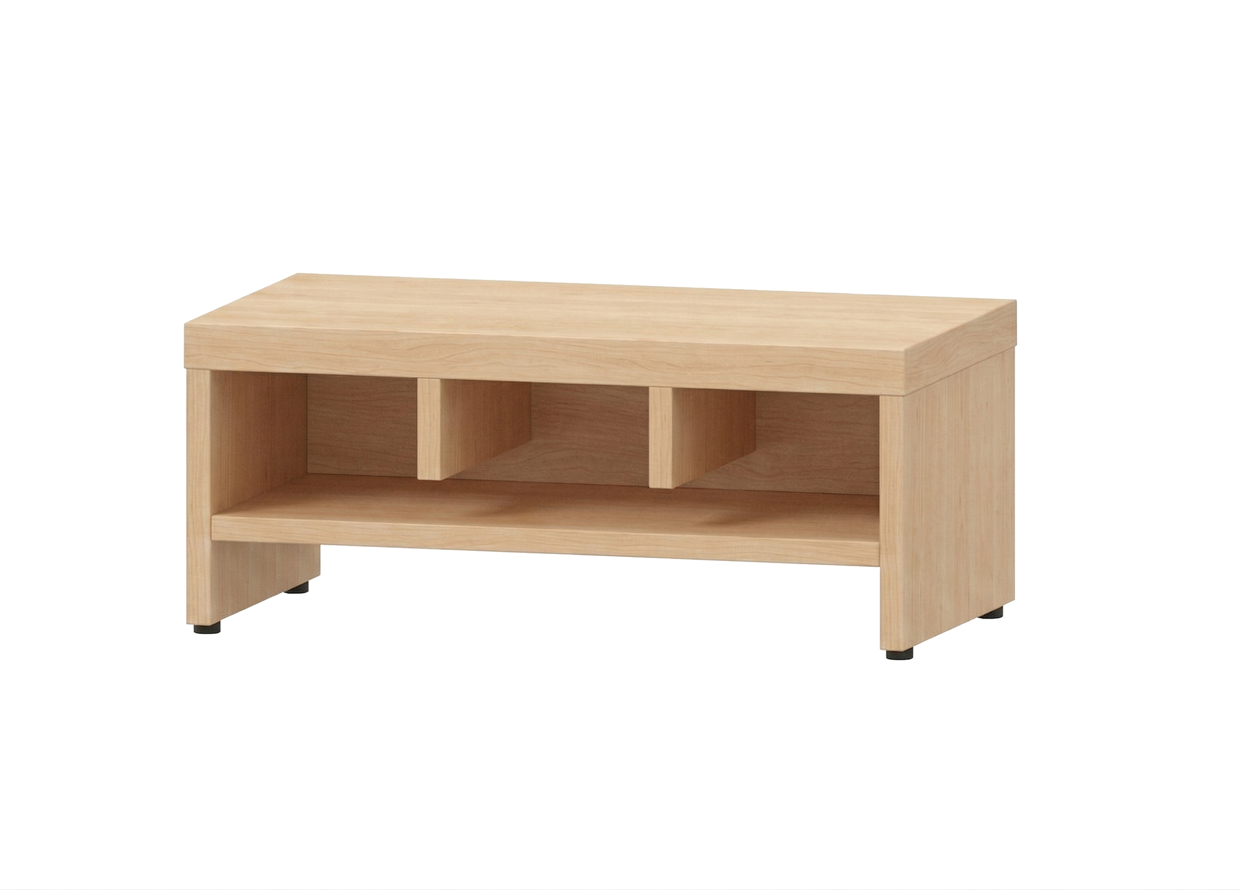 Garderobenbank | 3 Fächer | 62 cm breit | Verschiedene Sitzhöhen