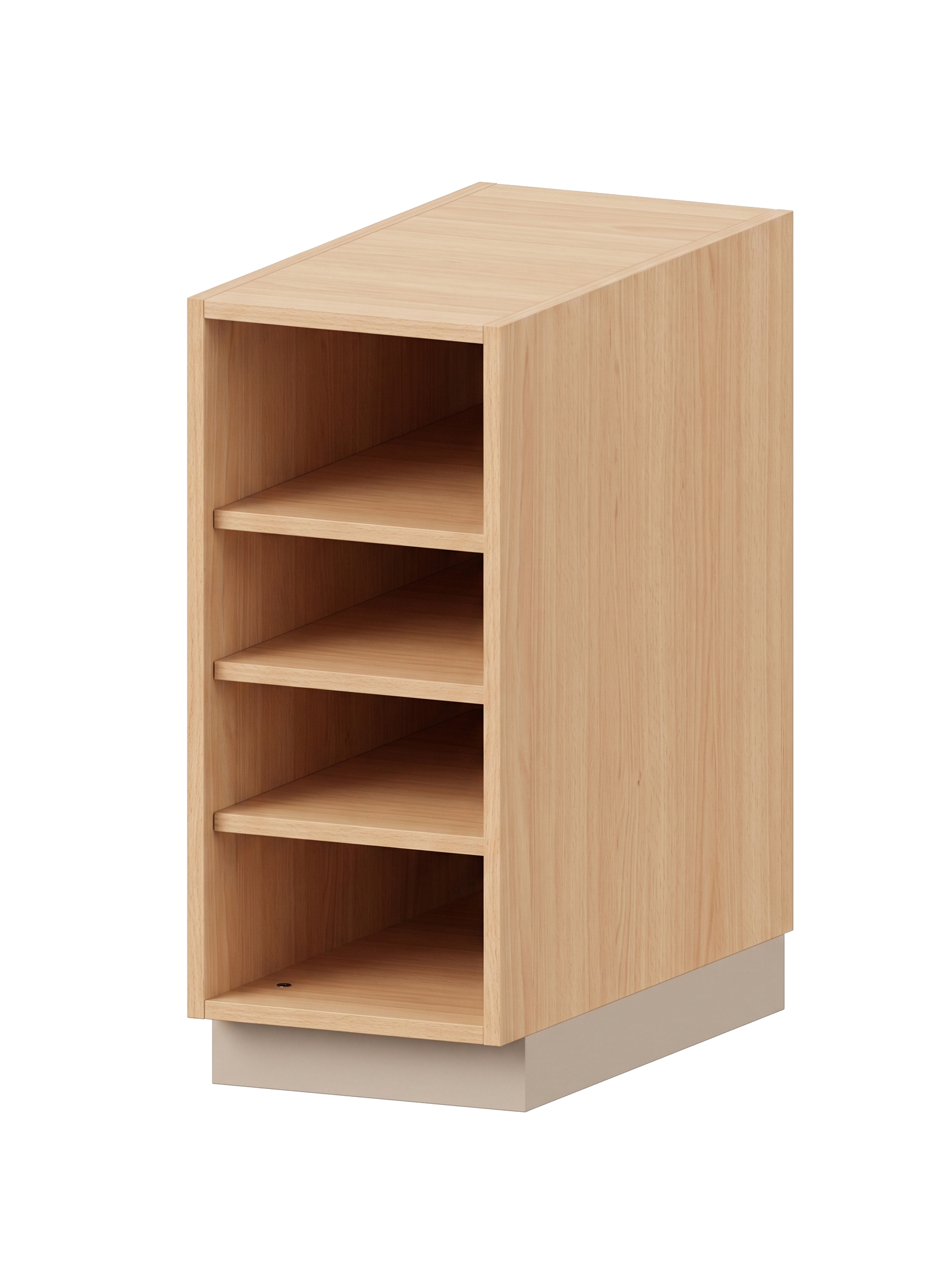 Modul für Wickelanlage | mit 3 Fachböden | 36 x 84 x 70 cm