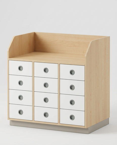 Wickelkommode | 12 Schübe - Basic | 104 x 109 x 70