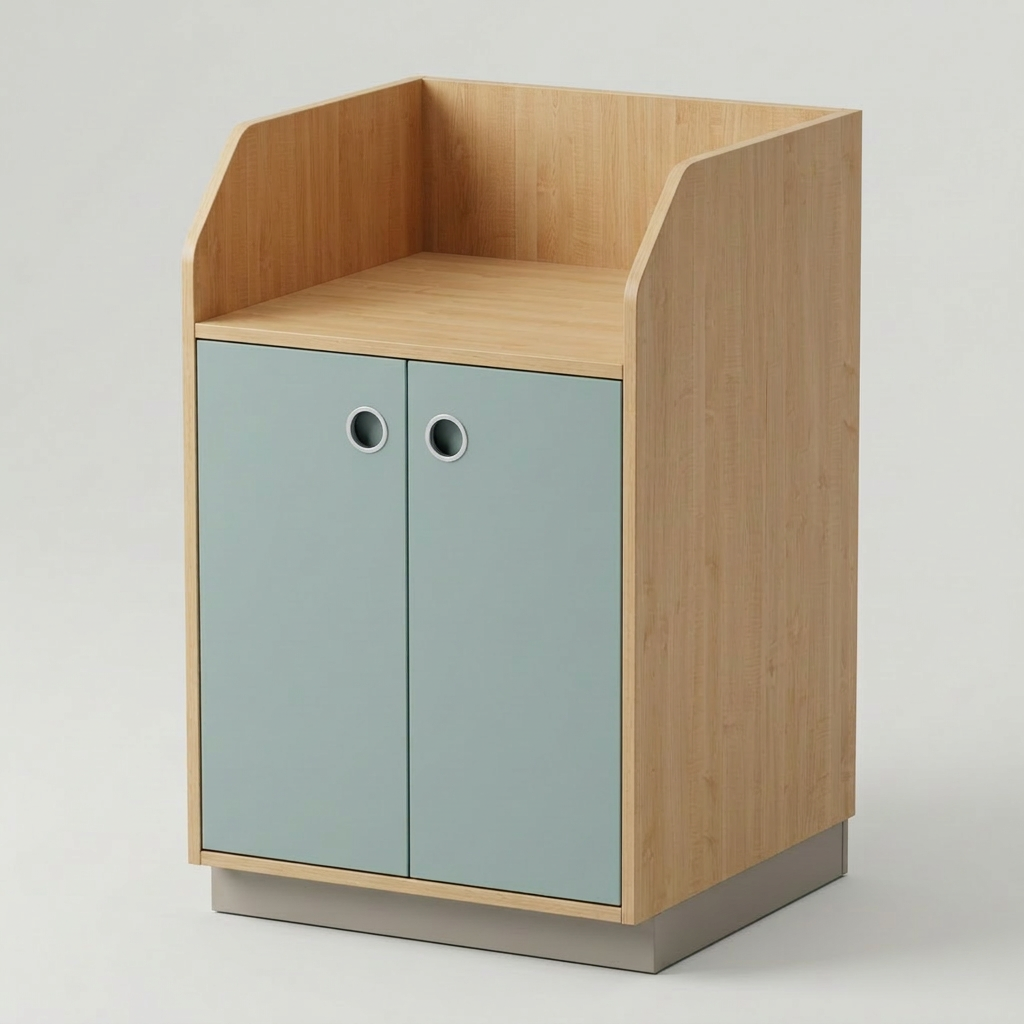 Wickelkommode | 2-türig geschlossen - Basic | 70 x 109 x 70 cm