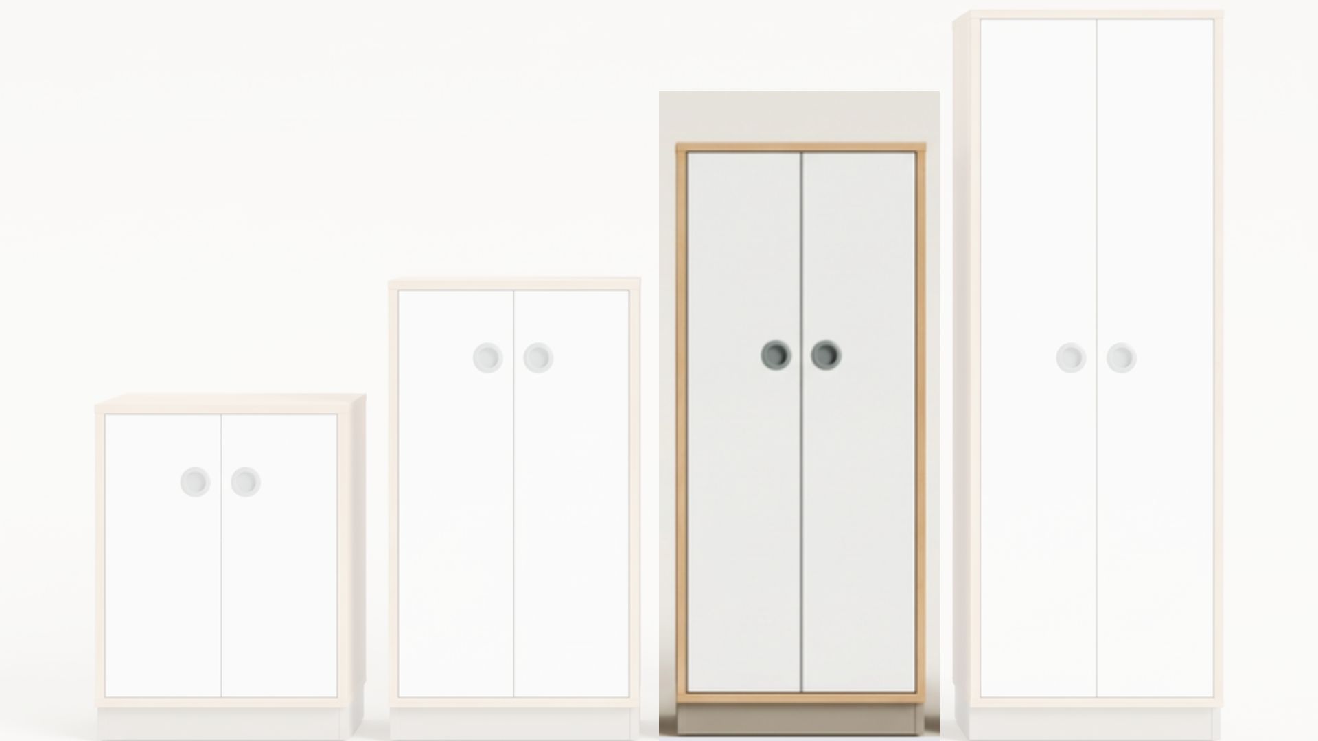 Schrank | 2-türig geschlossen – Basic | 60 × 159 × 40 cm