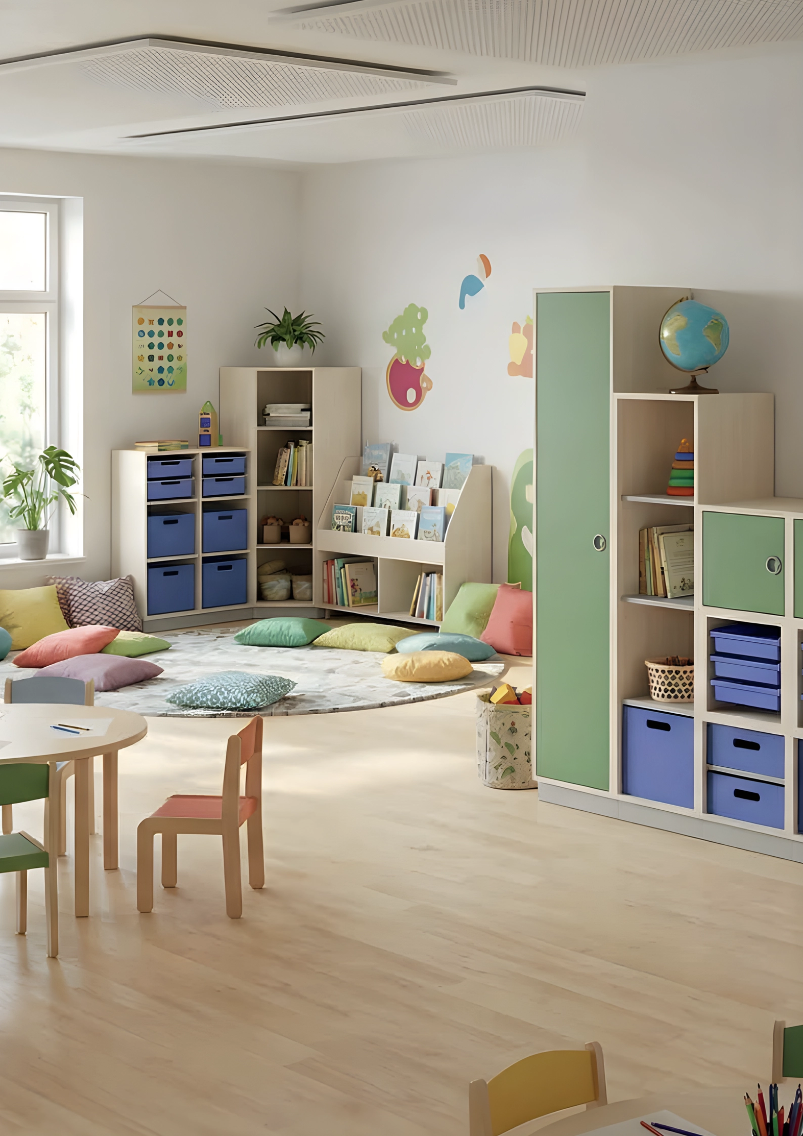 Kita Möbel hergestellt in Niesky – langlebige und durchdachte Systemmöbel aus Sachsen für strukturierte und verlässliche Raumgestaltung