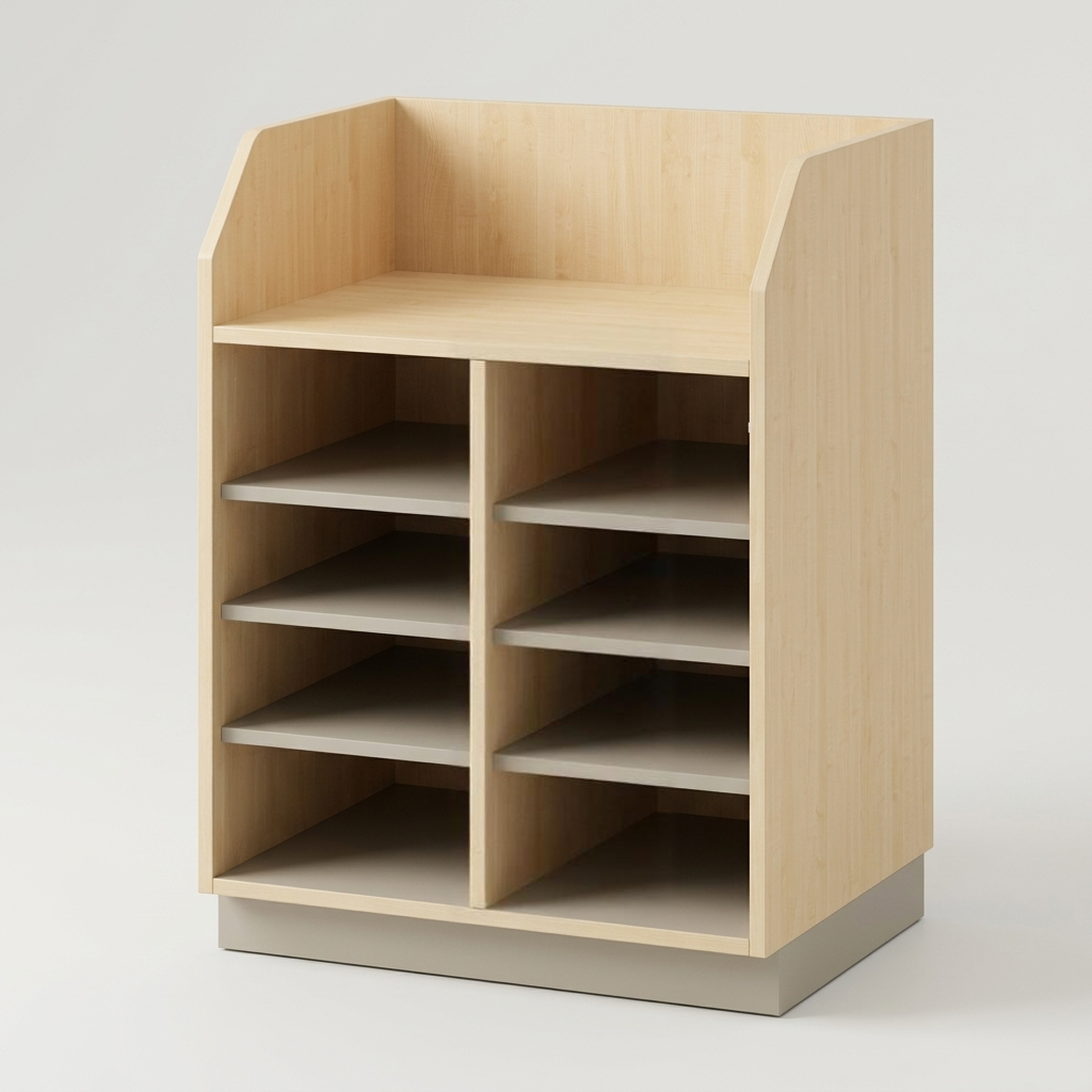 Wickelregal | mit 6 Fachböden | 70 x 109 x 70 cm