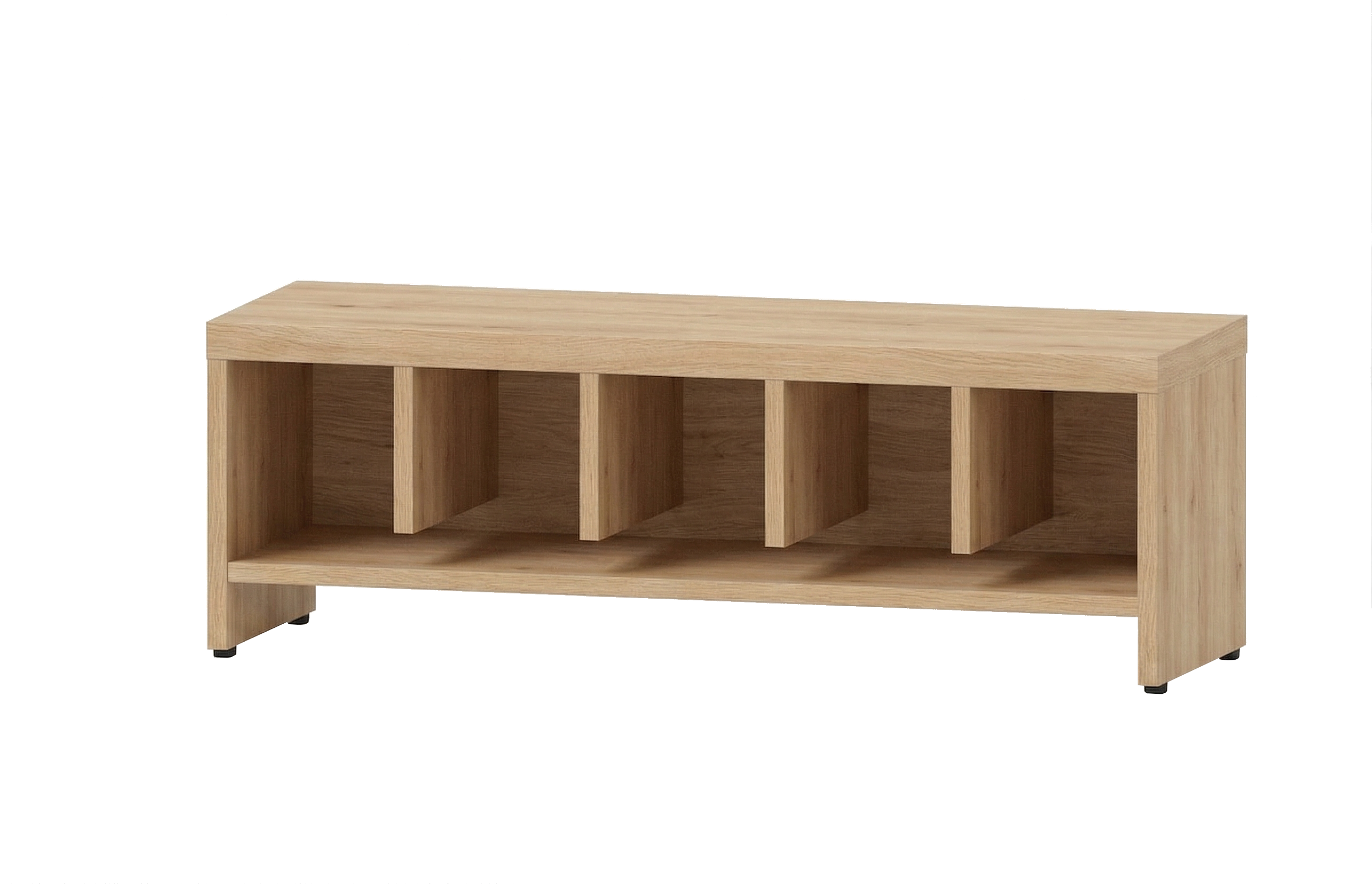 Garderobenbank | 5 Fächer -  Basic | 102 x 35 x 33 cm
