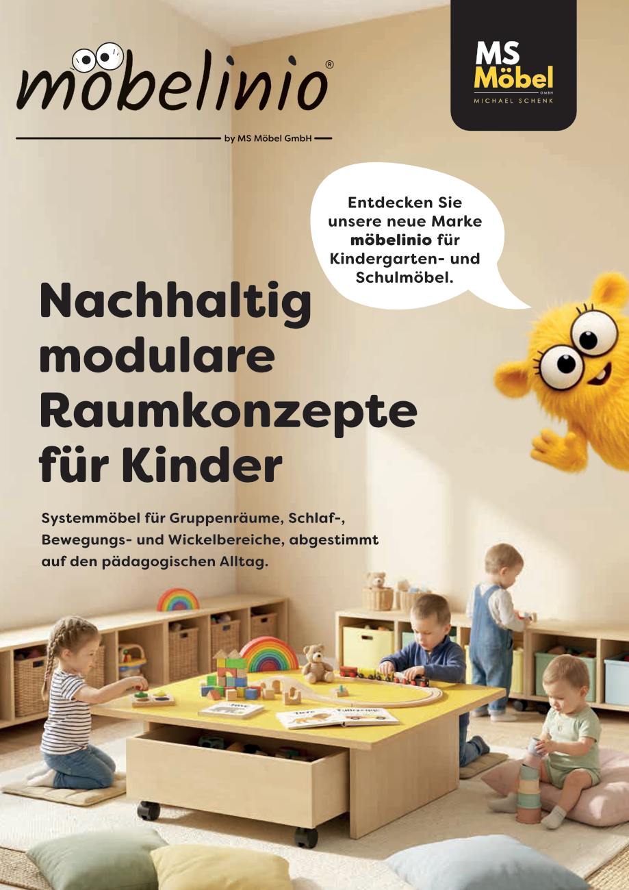 Modulare Möbel für Kita und Kindergarten – durchdachte Raumkonzepte für Gruppenräume, Schlaf-, Bewegungs- und Wickelbereiche im pädagogischen Alltag
